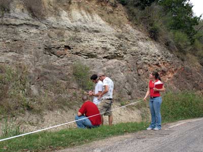Geology students