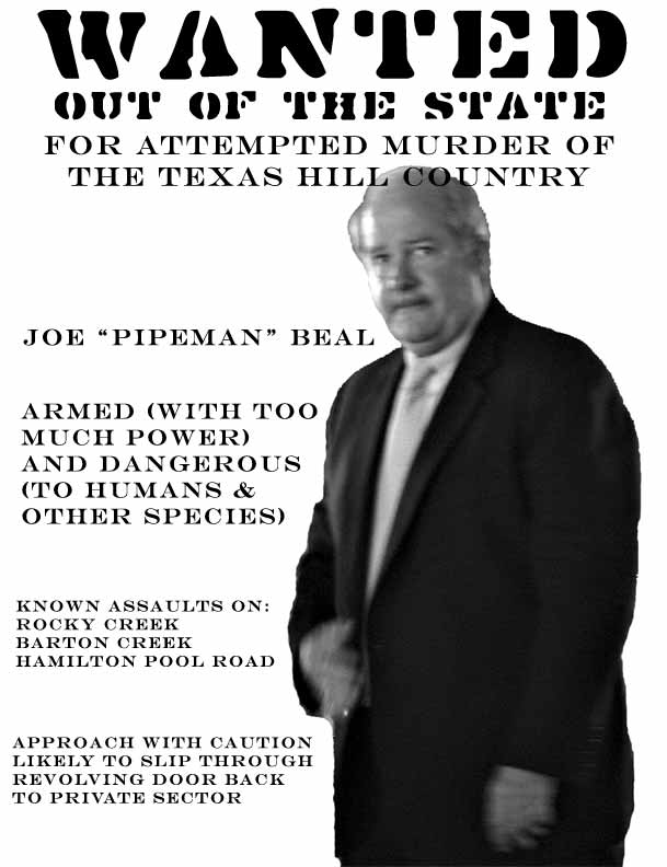 Joe Beal Wanted Poster